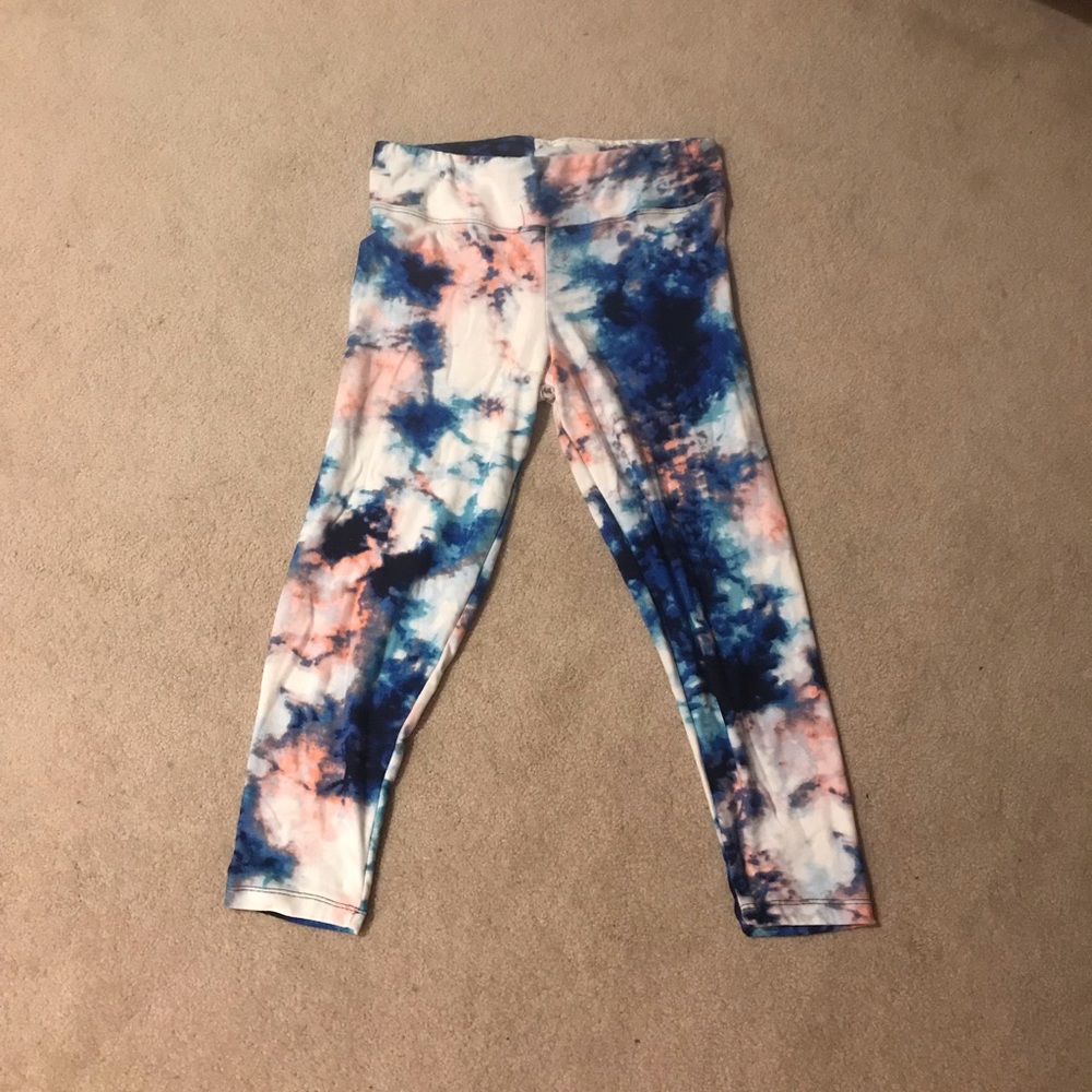 New workout yoga pants tie dye